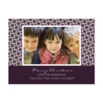 Sugar Plum Snowflakes :: Christmas Photo Postcard by CSKidsOccasions Sugar Plum Snowflakes :: Christmas Photo Postcard