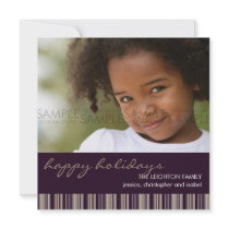 Sugar Plum Stripes :: Christmas Photo Card/Invite invitations by CSKidsOccasions Sugar Plum Stripes :: Christmas Photo Card/Invite invitations