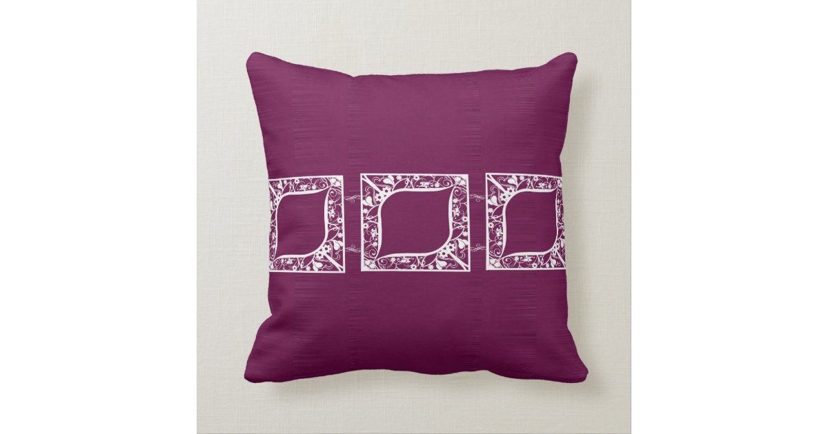 Sugar Plum Throw Pillow Zazzle