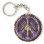 Sugar Plums Peace Key Chain