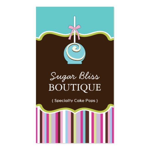 Sugar Pops Business Cards