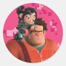 Sugar Rush Round Stickers