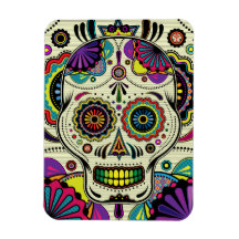 Sugar Skull Art / Day of the Dead magnet