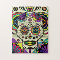 Sugar Skull Art / Day of the Dead puzzle
