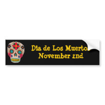 Sugar Skull Bumper Stickers
