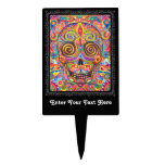 Sugar Skull Cake Topper Pick Day of the Dead