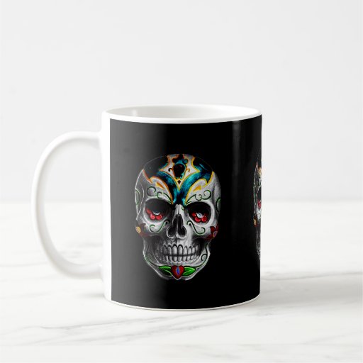 Sugar Skull Coffee Mug Zazzle
