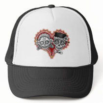 Sugar Skull Couple Hats