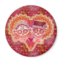 Sugar Skull Couple Magnet