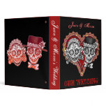 Sugar Skull Couple Wedding Binder
