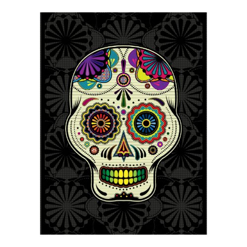 Sugar Skull - Day of the Dead Art poster print