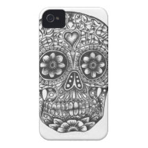 Sugar Skull iPhone Case iPhone 4 Case-Mate Cases