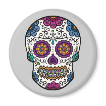 Sugar Skull Refrigerator Magnet