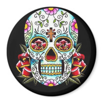 sugar skull magnets by The_Body_Shoppe sugar skull magnets