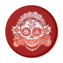 Sugar Skull Magnet - La Catrina