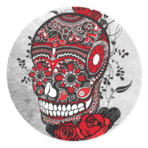 Sugar Skull Mexican Calveras Illustration stickers