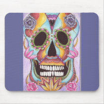 Sugar Skull Mousepad by DawnyBelle Sugar Skull Mousepad