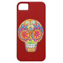 Sugar  Skull Muertos iPhone 5 Case