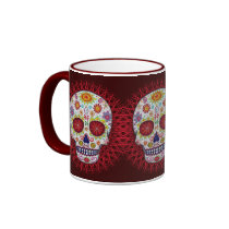 Sugar Skull Mug mugs
