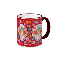 Sugar Skull Mug mugs