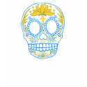 Sugar Skull (multi) T-shirt by jupiterkitten Sugar Skull (multi) T-shirt