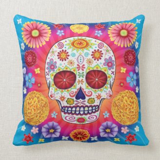 Sugar Skull Pillow