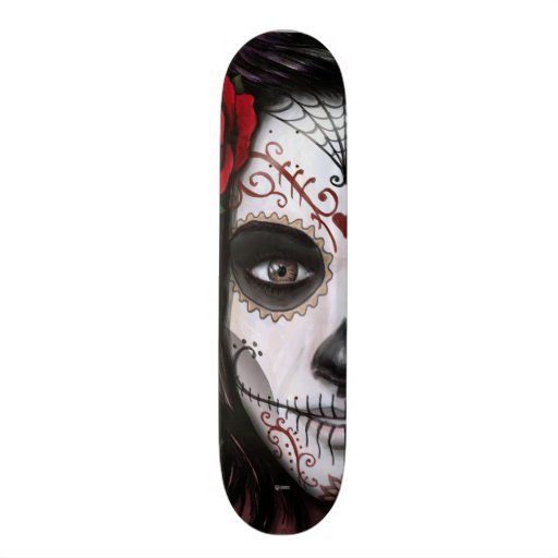 Sugar Skull Skateboard Decks Zazzle