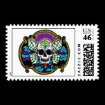 Sugar Skull Stamp stamps