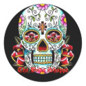 sugar skull, The Body Shoppe sticker