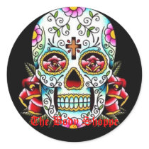 sugar skull, The Body Shoppe stickers