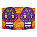 Sugar Skull Vector Illustration Notebook Vinyl Binder