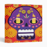 Sugar Skull Vector Illustration Notebook binders