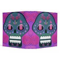 Sugar Skull Vector Illustration Notebook II binders by dooni_notebooks Sugar Skull Vector Illustration Notebook II binders