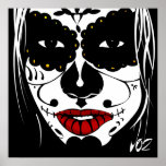 sugar skull vector posters