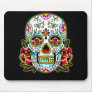 Sugar Skull w/ flowers Mouse Pads