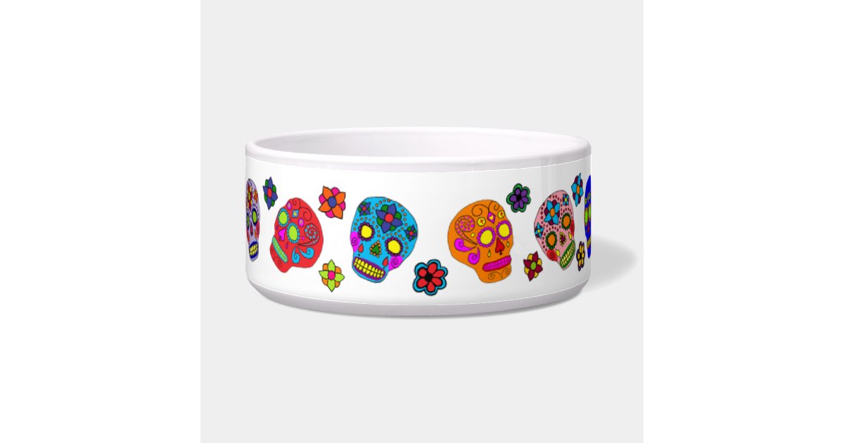 Sugar Skulls Bowl Zazzle