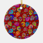 Sugar Skulls Christmas Ornaments