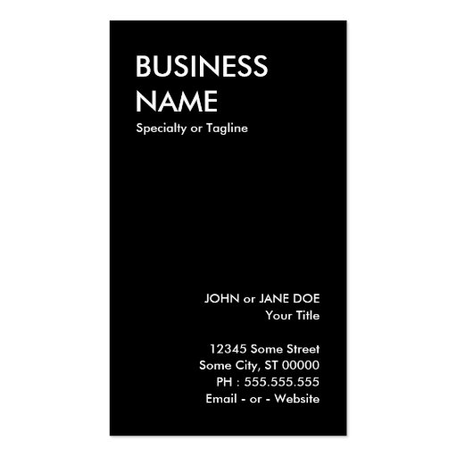sugar skullz : 1 business card (back side)