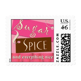 Sugar, spice and everything nice. stamp