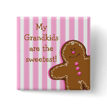 Sugar & Spice Gingerbread Custom Button