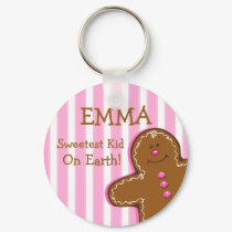 Sugar & Spice Gingerbread Custom Key Chain keychains
