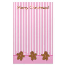 Sugar & Spice Gingerbread Custom Stationery