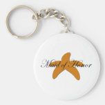 Sugar Starfish Maid of Honor Keychains