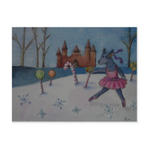 sugarplum cattle dog post cards