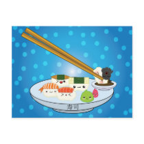 Suhsi Platter Postcard