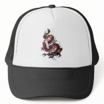 Sui Riu Japanese Dragon Katana Mesh Hat