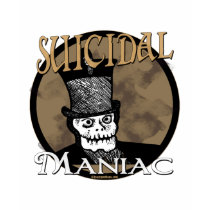 Suicidal Maniac Skull t-shirts