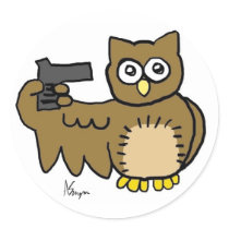 Suicidal Owl Stickers