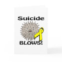 Suicide Blows Awareness Design cards