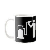 Suicide by petrol coffee mugs